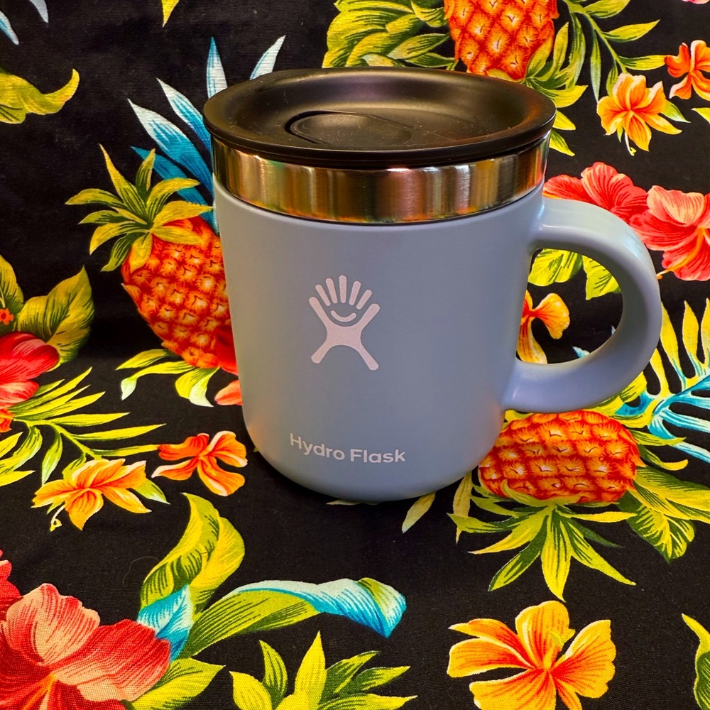 Hydro Flask Light Blue 6oz  Mug with Black Lid